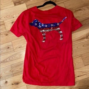 Victoria’s Secret PINK American flag sequin
